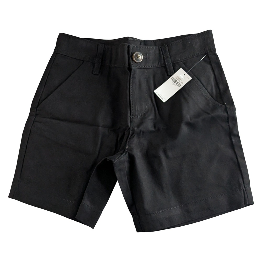 Old Navy Girls Black Bermuda Stretch Shorts Size 8 NWT 767123-00-2-0008